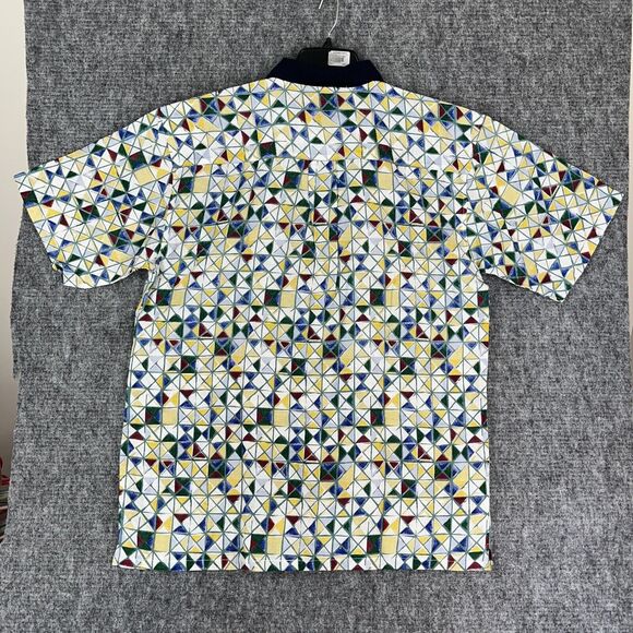 John Henry Shirt Mens Extra‎ Large Linen Button-up Resort Golf Clubhouse Links - Picture 2 of 7